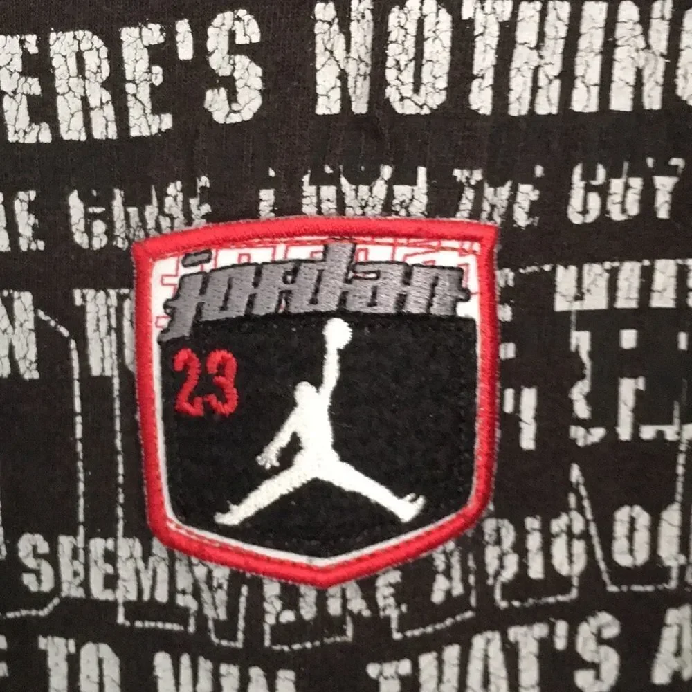 Worn Michael Jordan Rules basketball 23 t shirt L